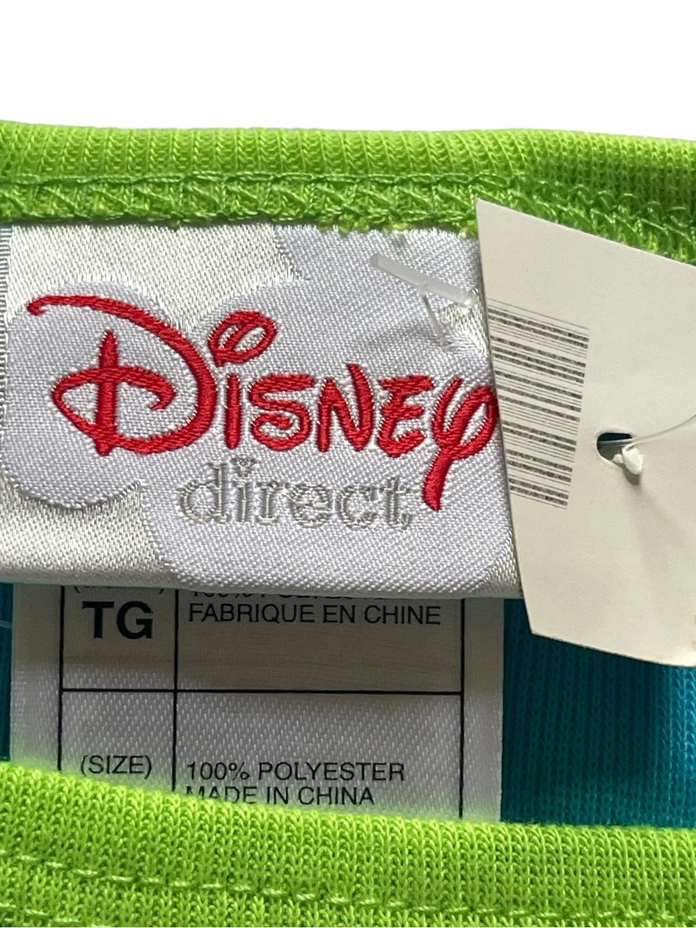 DISNEY KIDS TEAL SLEEVELESS ARIEL TANK SZ XLG NWTS!!